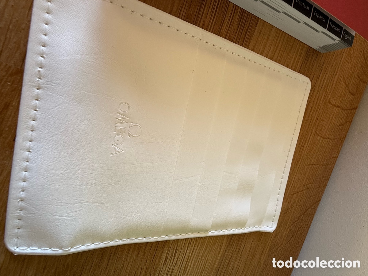 Relojes autom&aacute;ticos: Tarjetero OMEGA y libro instrucciones OMEGA - Foto 2