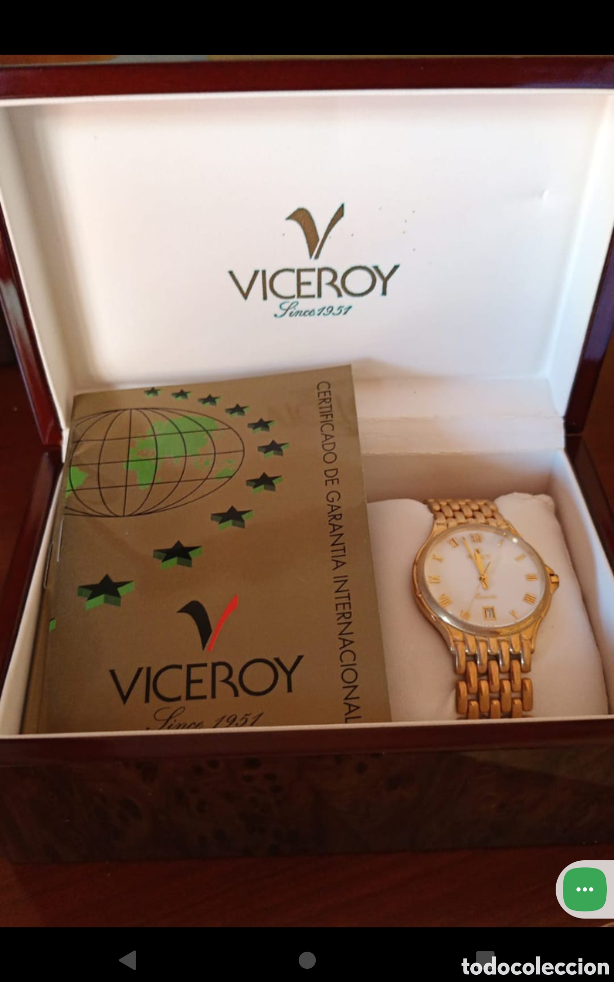 Relojes autom&aacute;ticos: Reloj de oro 18k Viceroy caballero - Foto 1