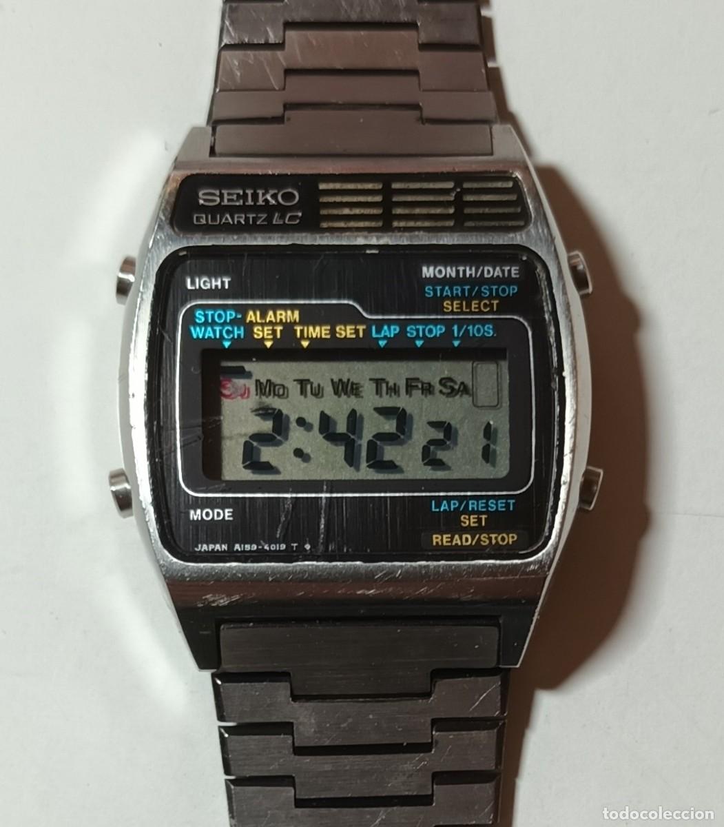 Relojes autom&aacute;ticos: RELOJ SEIKO QUARTZ LC DIGITAL - FUNCIONA - Foto 1