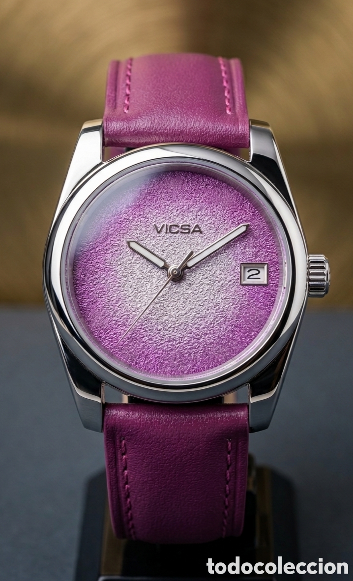 Relojes autom&aacute;ticos: Vicsa automatico violeta - Foto 2