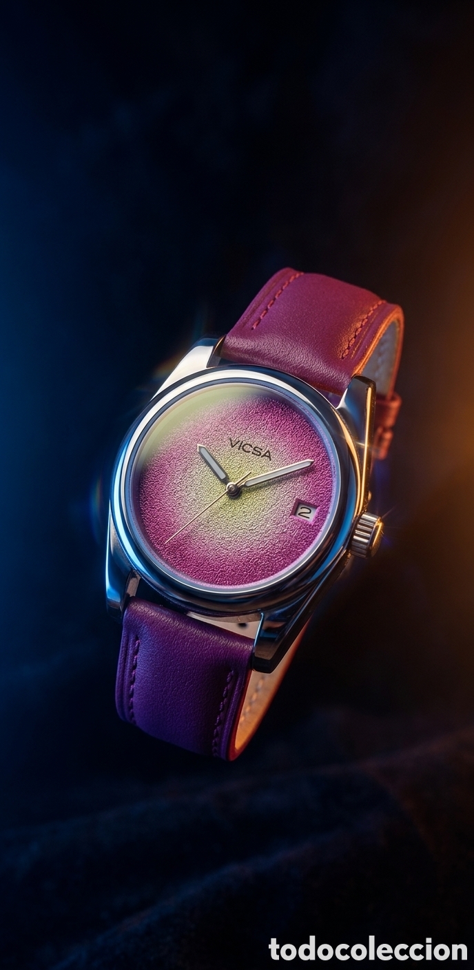 Relojes autom&aacute;ticos: Vicsa automatico violeta - Foto 3