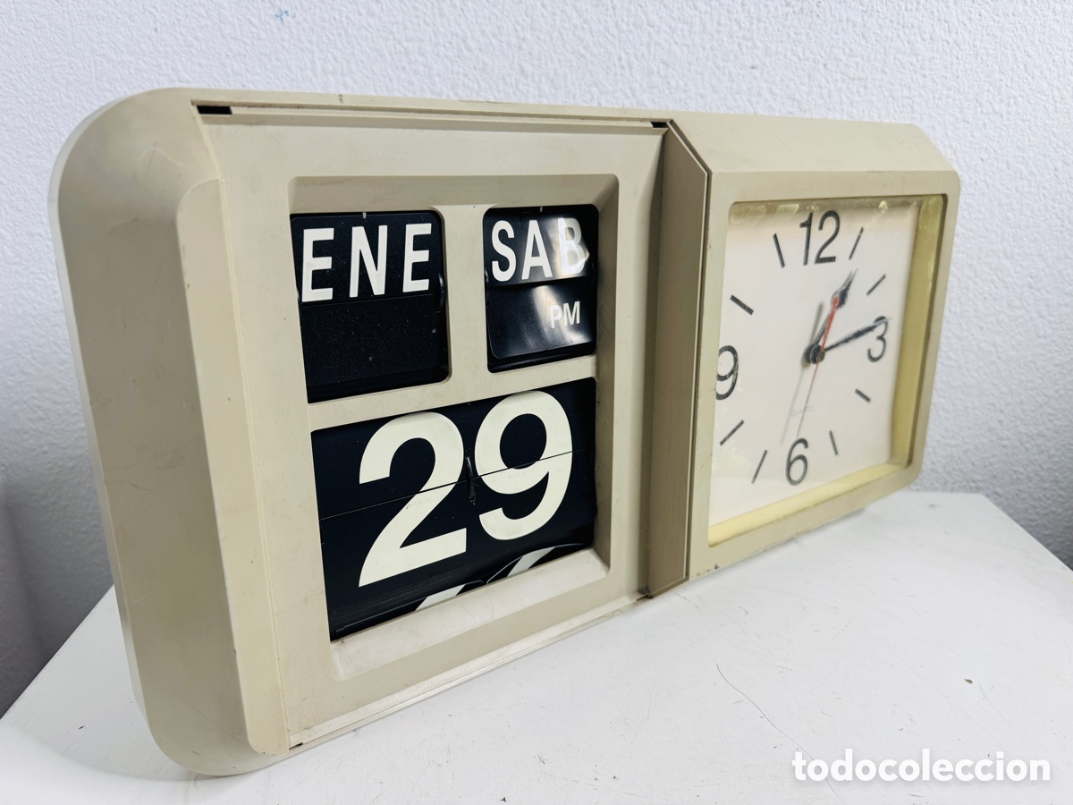 Relojes autom&aacute;ticos: Reloj Pared Flip Clock No Funciona Para Piezas - Foto 6