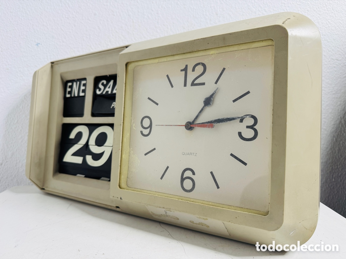 Relojes autom&aacute;ticos: Reloj Pared Flip Clock No Funciona Para Piezas - Foto 7