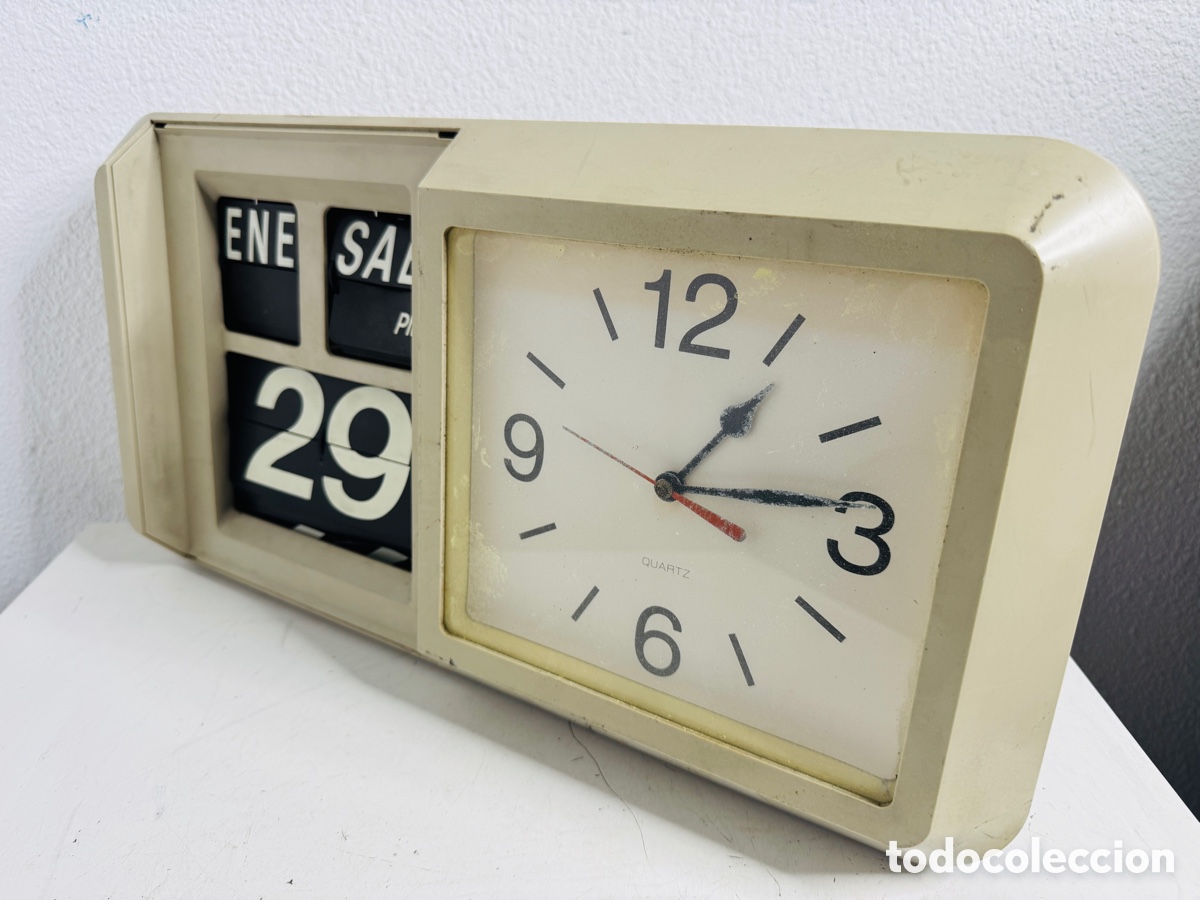 Relojes autom&aacute;ticos: Reloj Pared Flip Clock No Funciona Para Piezas - Foto 8