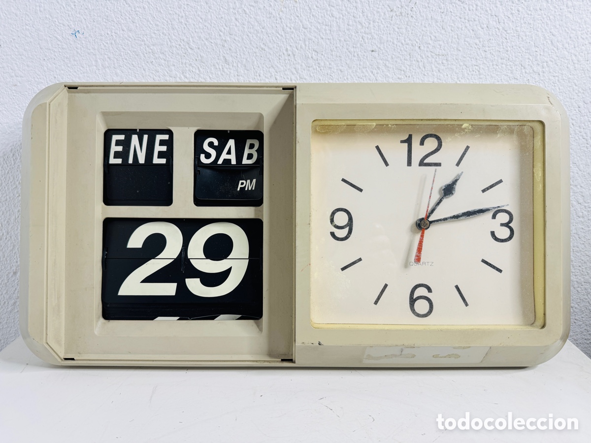 Relojes autom&aacute;ticos: Reloj Pared Flip Clock No Funciona Para Piezas - Foto 1