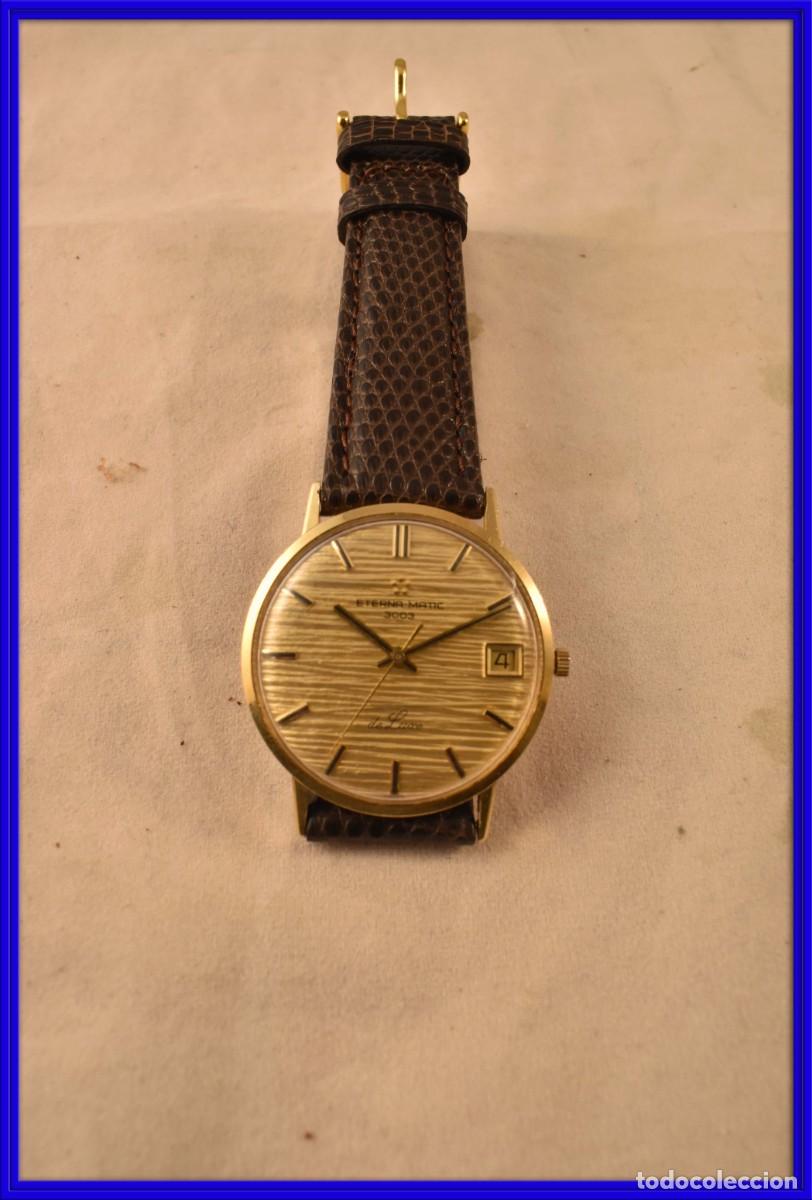 Relojes autom&aacute;ticos: Reloj de oro 18 kt Eterna Matic automatico muy plano - Foto 1