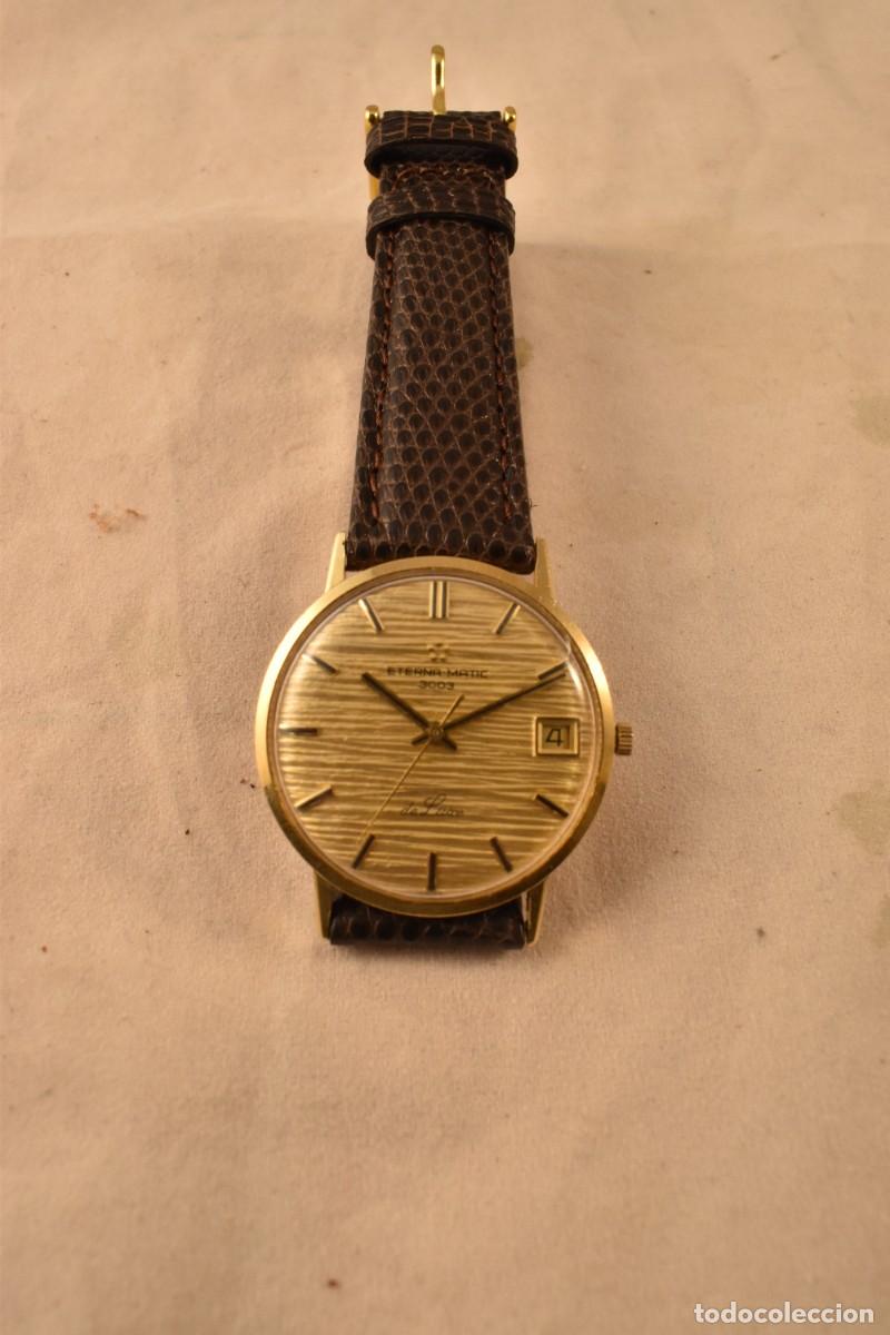 Relojes autom&aacute;ticos: Reloj de oro 18 kt Eterna Matic automatico muy plano - Foto 6