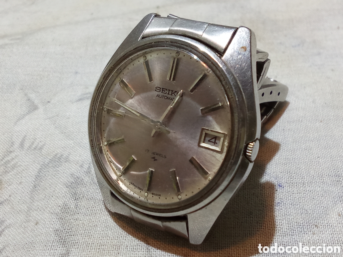 Rel&oacute;gios autom&aacute;ticos: RELOJ SEIKO AUTOMATICO FUNCIONANDO 179379, 17 JEWELS 7005 - 8022