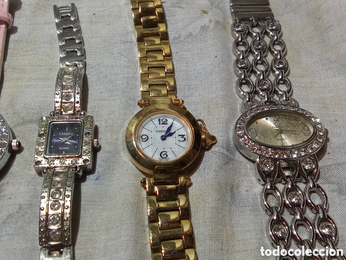 Relojes autom&aacute;ticos: LOTE DE 6 RELOJES DE PULSERA - Foto 3