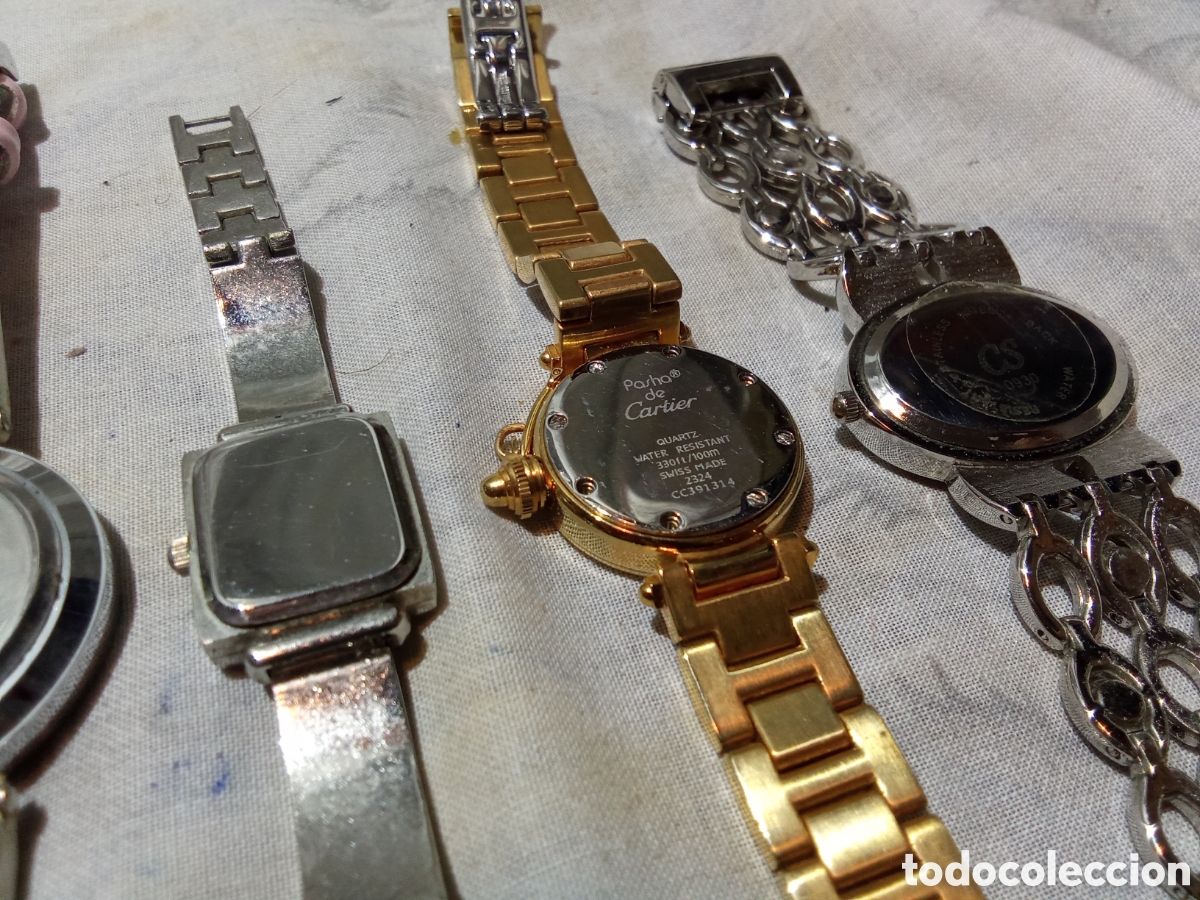 Relojes autom&aacute;ticos: LOTE DE 6 RELOJES DE PULSERA - Foto 6
