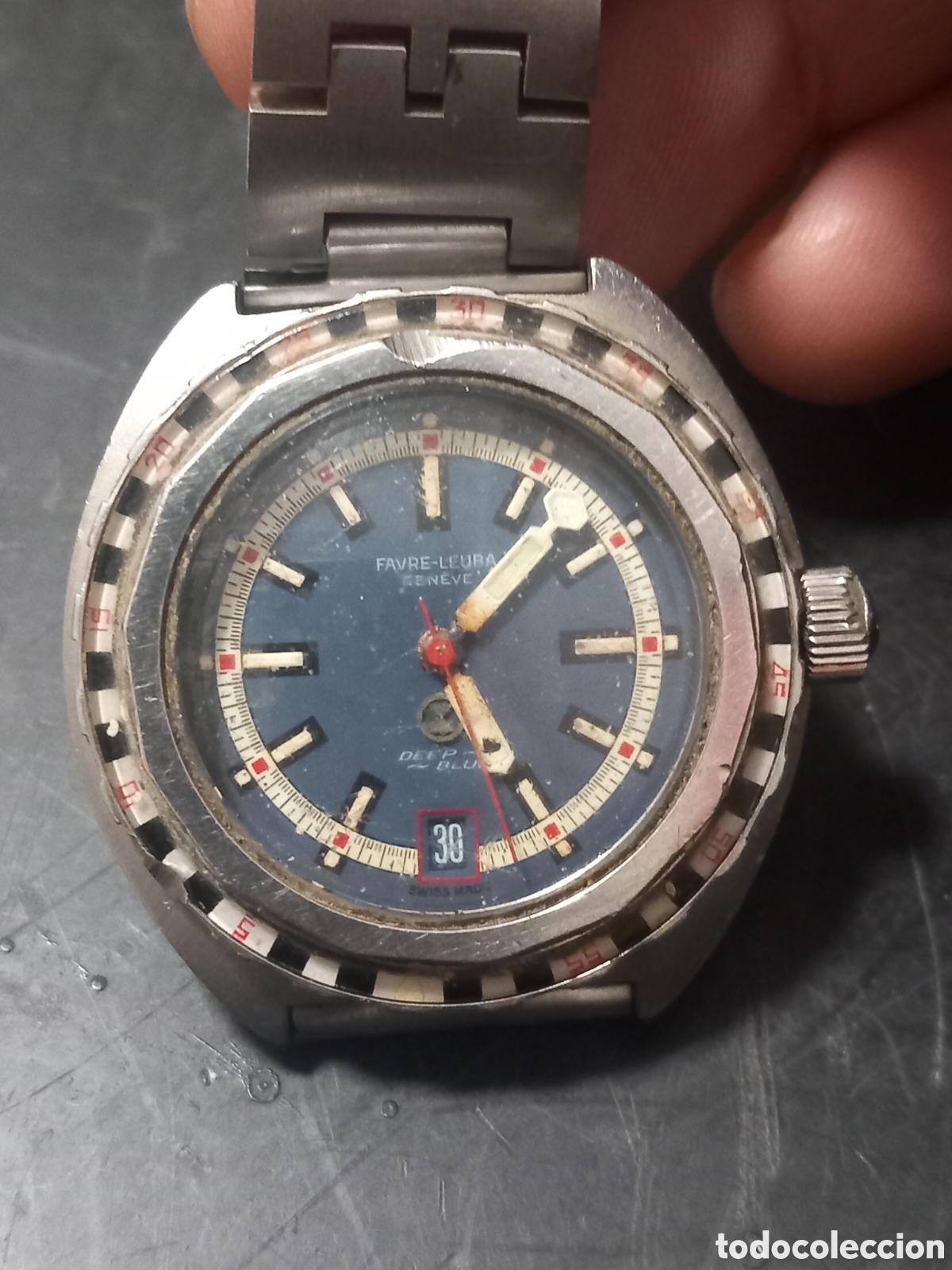 Relojes autom&aacute;ticos: ANTIGUO RELOJ FAVRE-LEUBA FAVRE LEUBA 5983 DEEP BLUE ORIGINAL