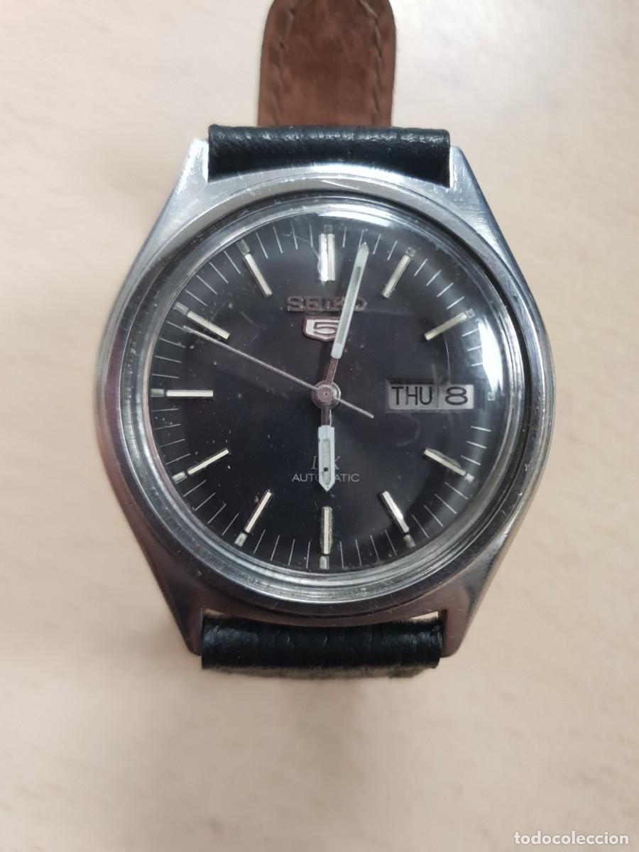 Relojes autom&aacute;ticos: Reloj seiko 5 dx automatico buen estado