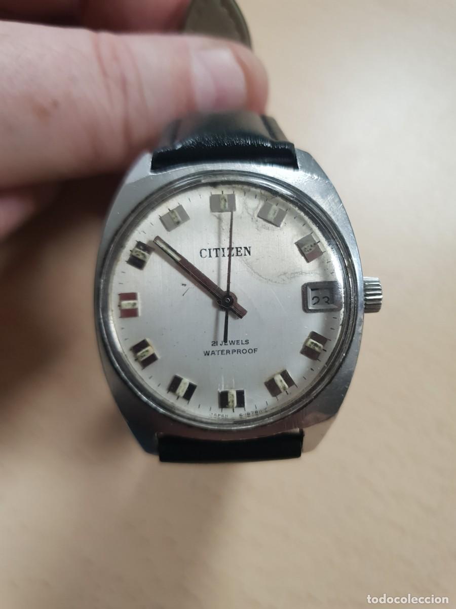 Relojes autom&aacute;ticos: Reloj citizen 21 jewels waterproof
