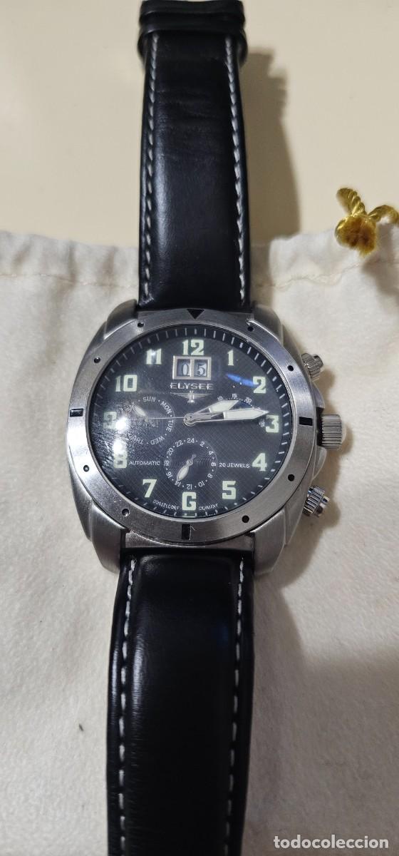 Relojes autom&aacute;ticos: Reloj aleman Elysee automatico fase lunar