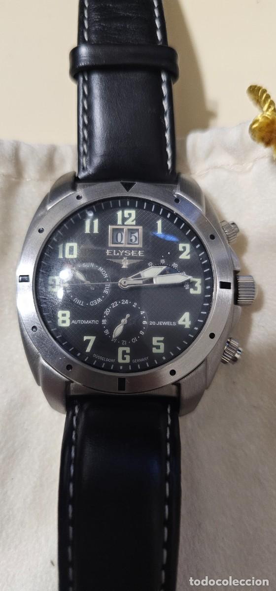 Relojes autom&aacute;ticos: Reloj aleman Elysee automatico fase lunar - Foto 3