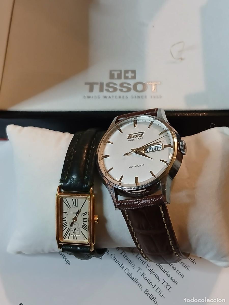 Relojes autom&aacute;ticos: RELOJ PULSERA AUTOMATICO TISSOT VISODATE Y DE REGALO OTRO DE SE&Ntilde;ORA QUARTZ