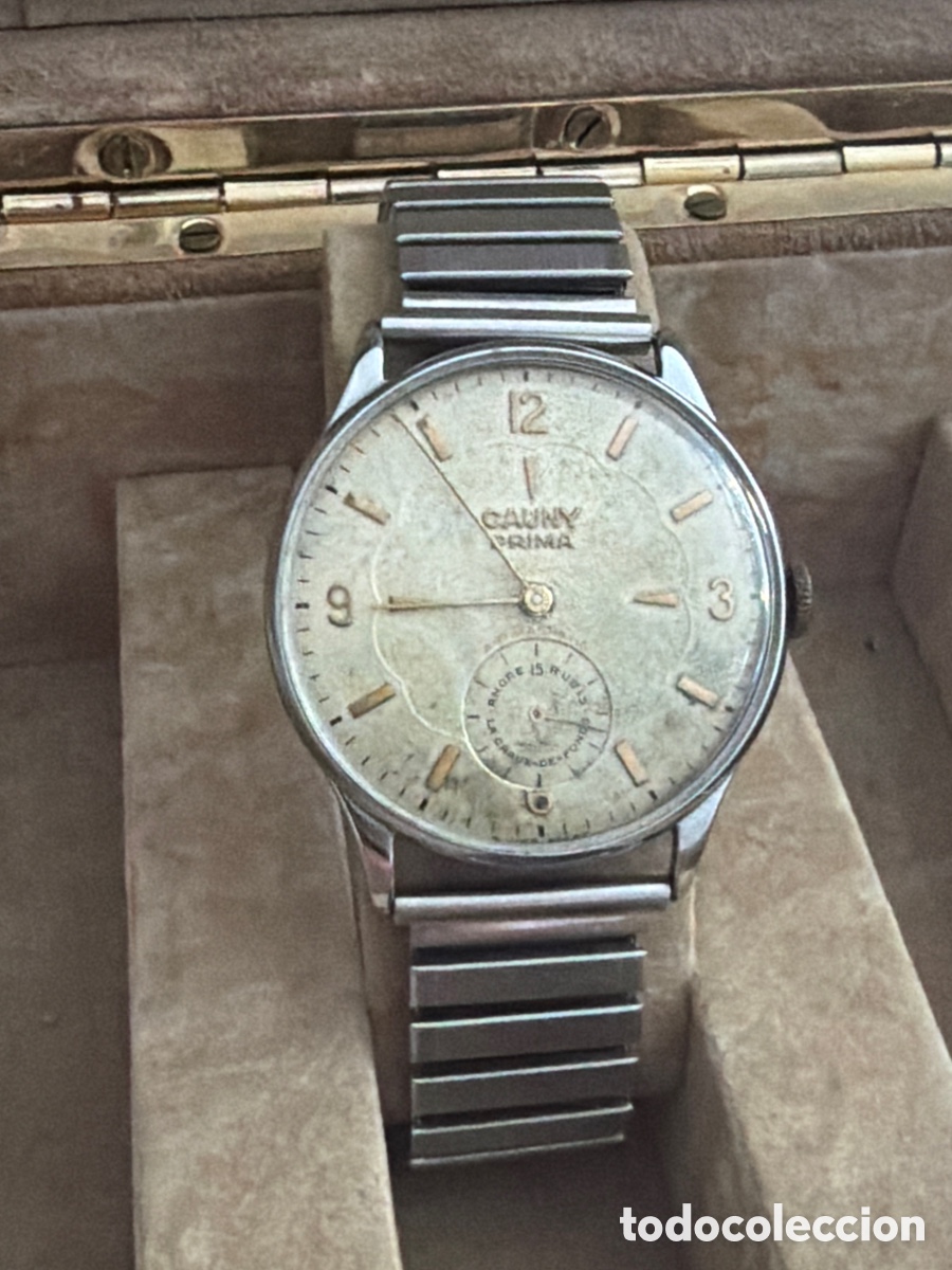 Relojes autom&aacute;ticos: Antiguo Cauny prima modelo jumbo