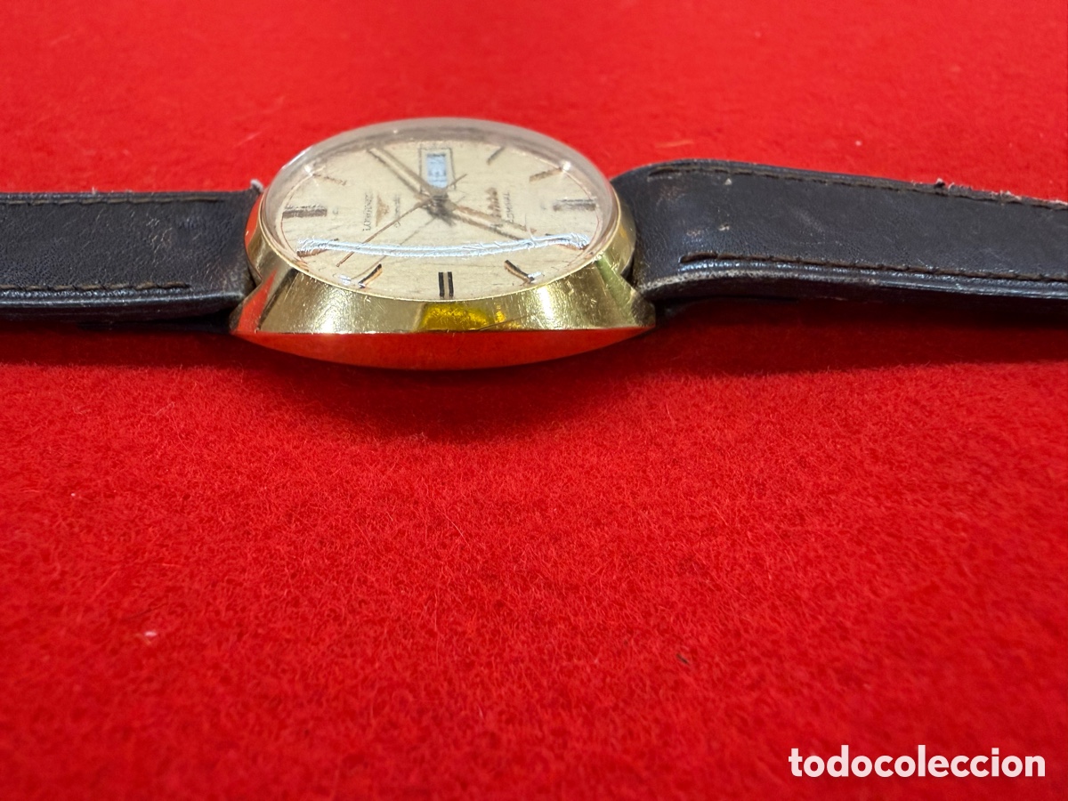 Relojes autom&aacute;ticos: Longines Admiral autom&aacute;tico vintage day-date oro - Foto 5