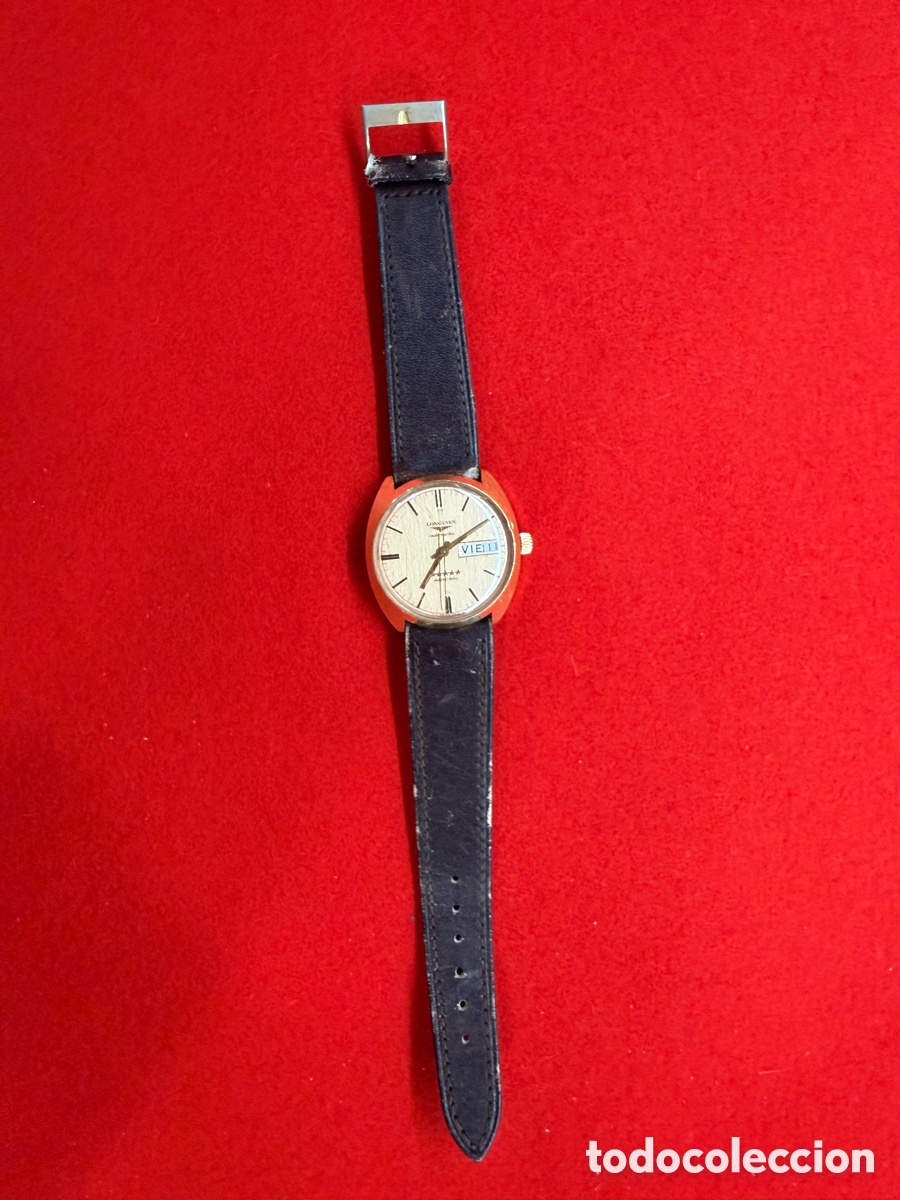 Relojes autom&aacute;ticos: Longines Admiral autom&aacute;tico vintage day-date oro - Foto 6