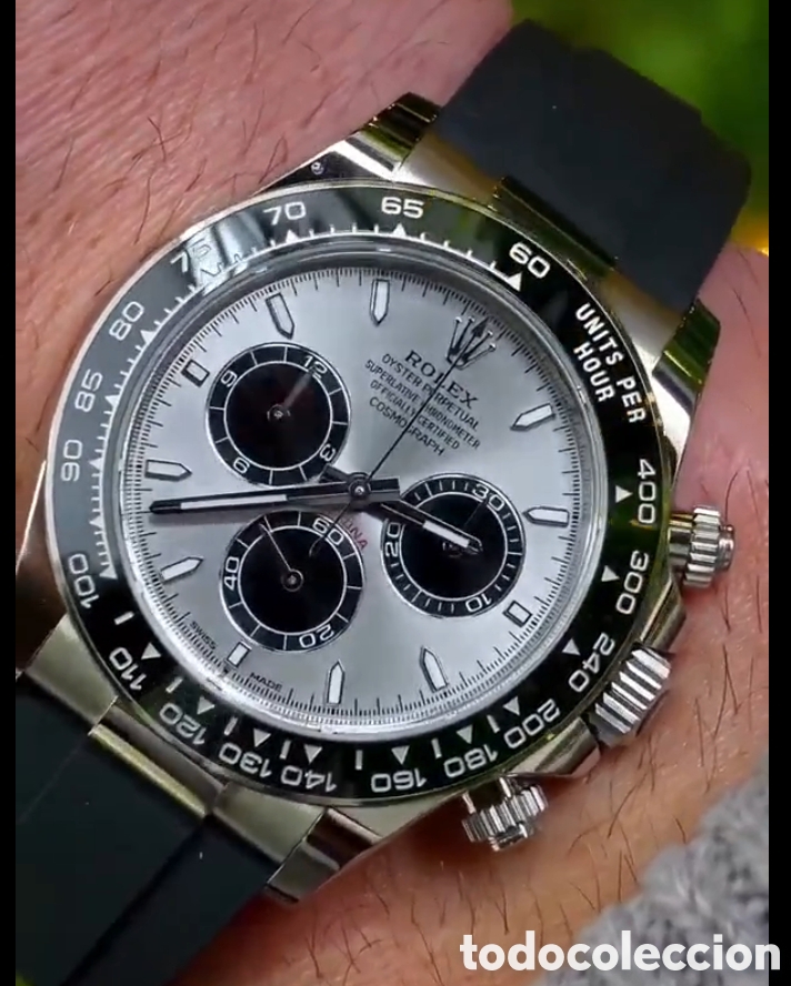 Relojes autom&aacute;ticos: Daytona Negro Plateado