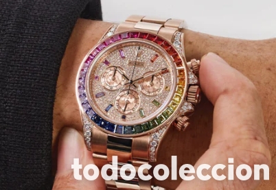 Relojes autom&aacute;ticos: Arcoiris Dorado Elegante