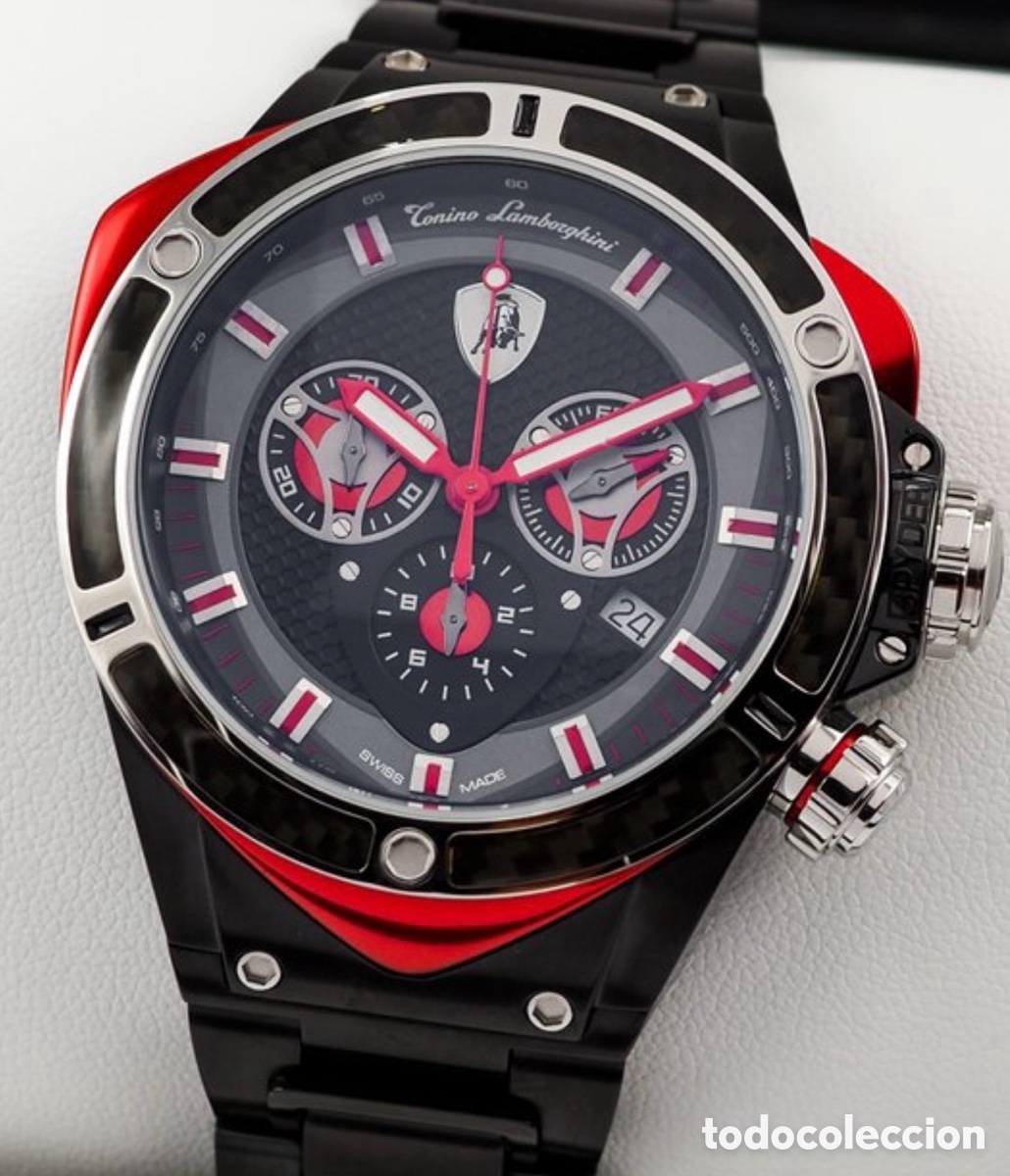 Relojes autom&aacute;ticos: Reloj Tonino Lamborghini Spyder Crono 2015 Nuevo