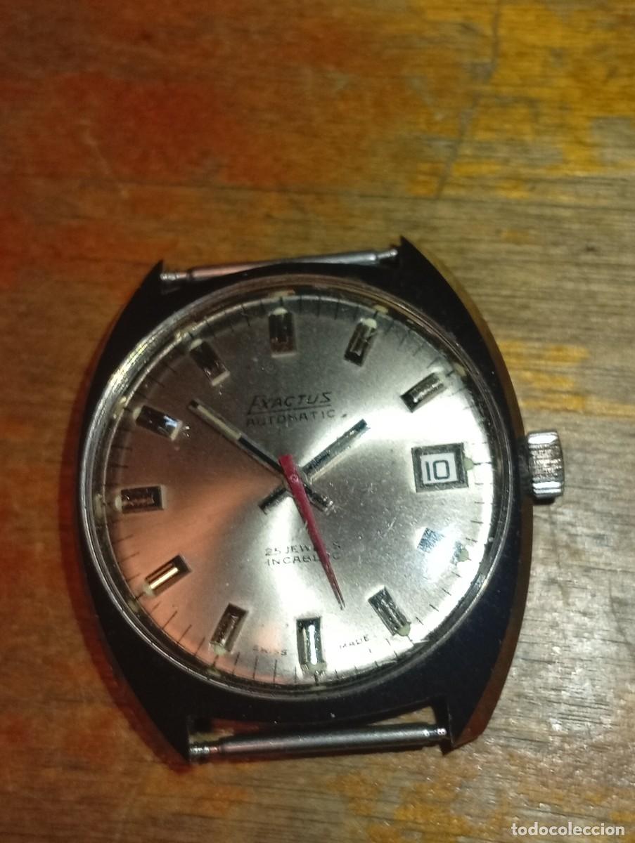 Relojes autom&aacute;ticos: Bonito reloj EXACTUS calibre ETA 2783 automatico swiss made 25 rubis a&ntilde;os 70 vintage