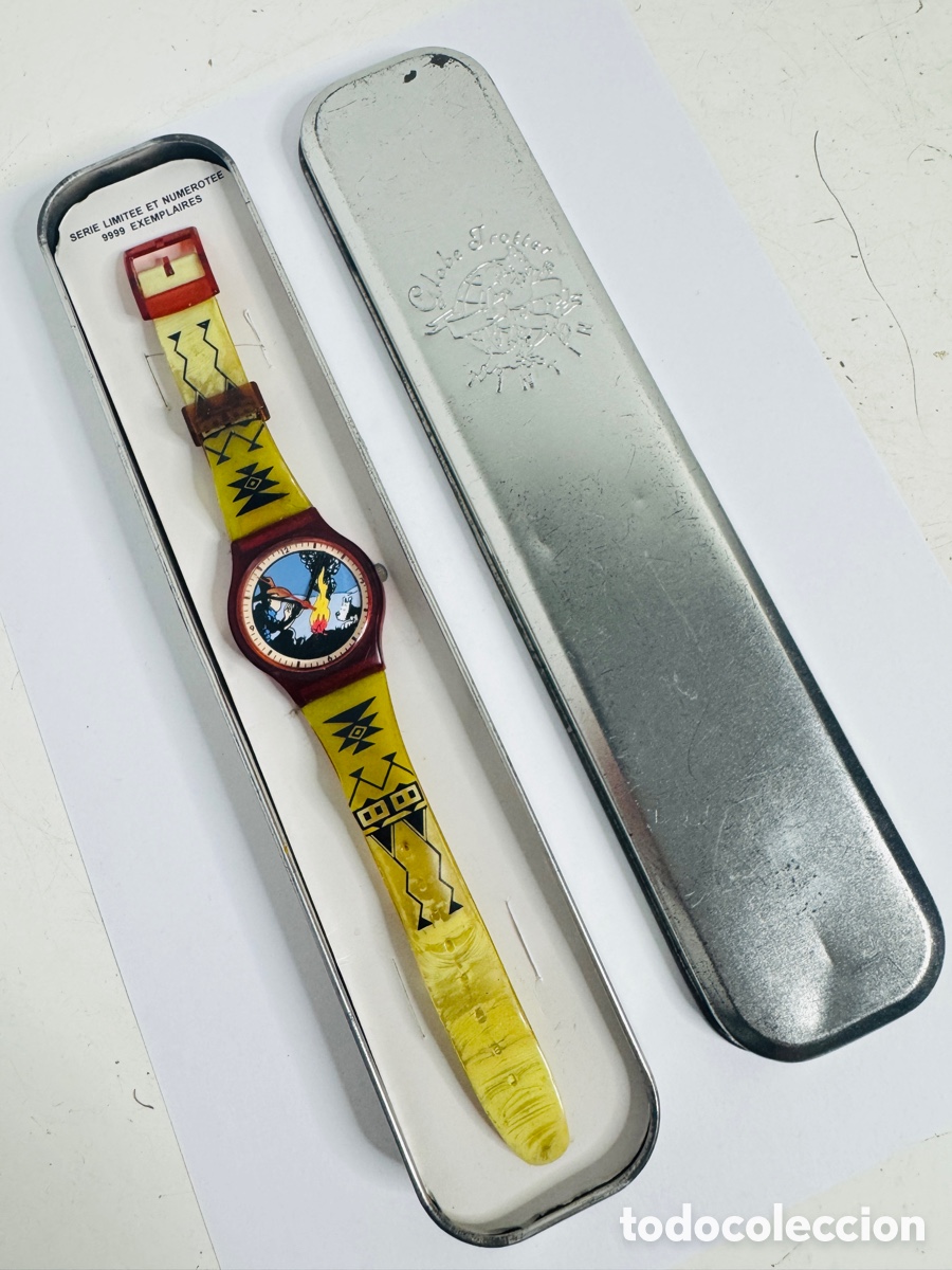 Relojes autom&aacute;ticos: Reloj Tint&iacute;n en Am&eacute;rica Edici&oacute;n Limitada y Numerada En Mal Estado de conservacio