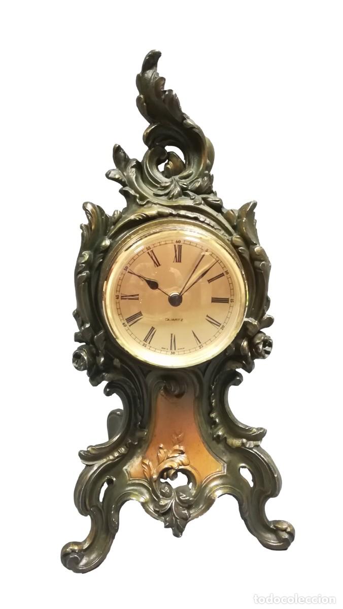Relojes autom&aacute;ticos: RELOJ PEQUE&Ntilde;O DE BRONCE NAPOLEON III MAQUINA DE CUARZO