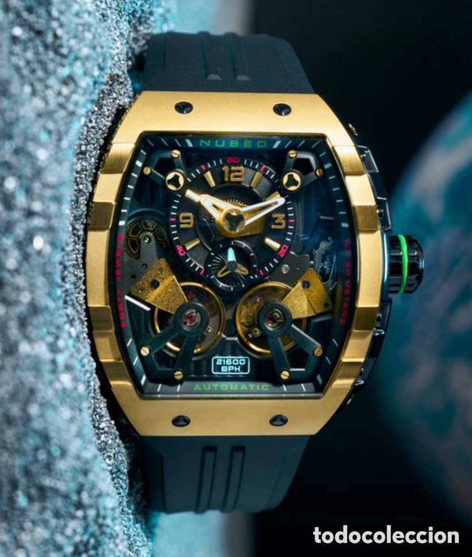 Relojes autom&aacute;ticos: Reloj Nubeo Autom&aacute;tico Magellan Double Barrel NASA Nuevo