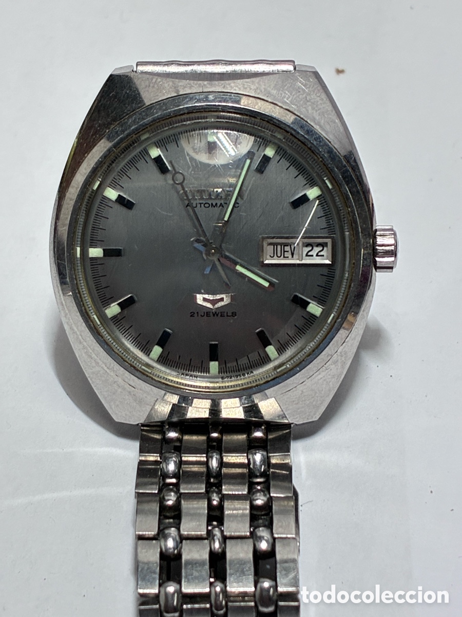 Relojes autom&aacute;ticos: Citizen Parawater a&ntilde;os 60 autom&aacute;tico 21 jewels acero