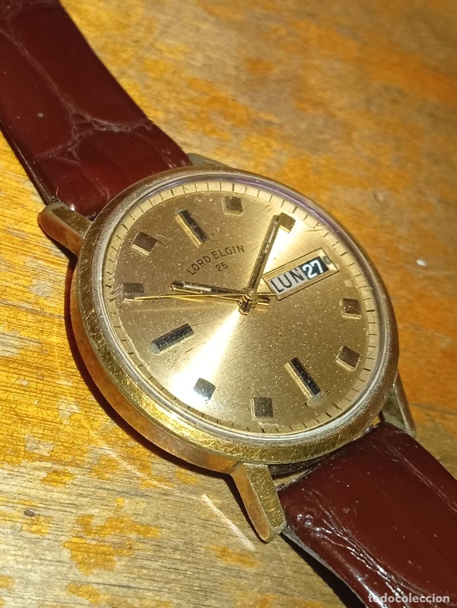 Relojes autom&aacute;ticos: RARISIMO RELOJ LORD ELGIN U.S.A AUTOMATICO 25 RUBIS AS 1862/63 SWISS MADE A&Ntilde;OS 60 ORIGINAL DIFICIL
