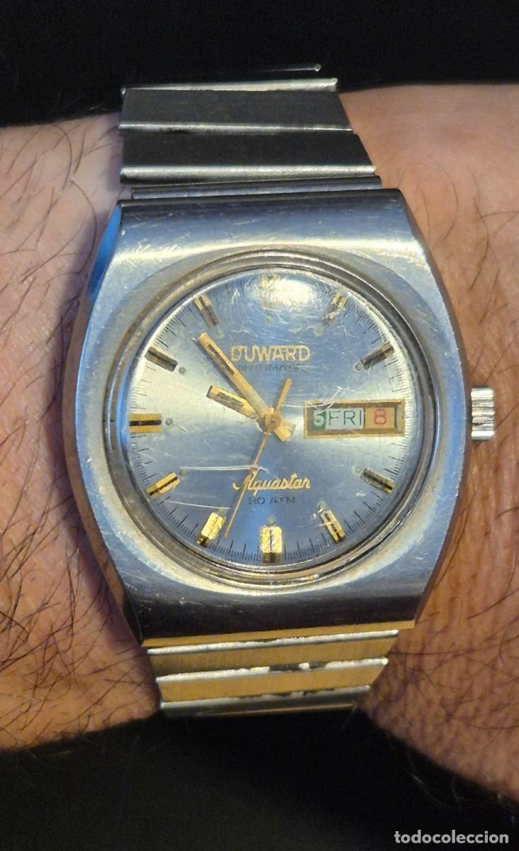 Relojes autom&aacute;ticos: RELOJ DE PULSERA DUWARD AQUASTAR AUTOMATICO USADO FALTA REPASAR Y LIMPIAR CON RAYADAS DE USO