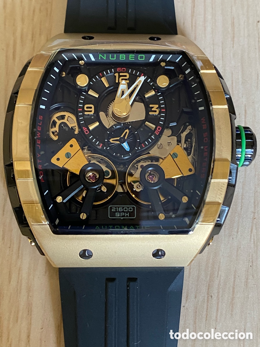 Relojes autom&aacute;ticos: Reloj Nubeo Autom&aacute;tico Magellan Double Barrel NASA Nuevo