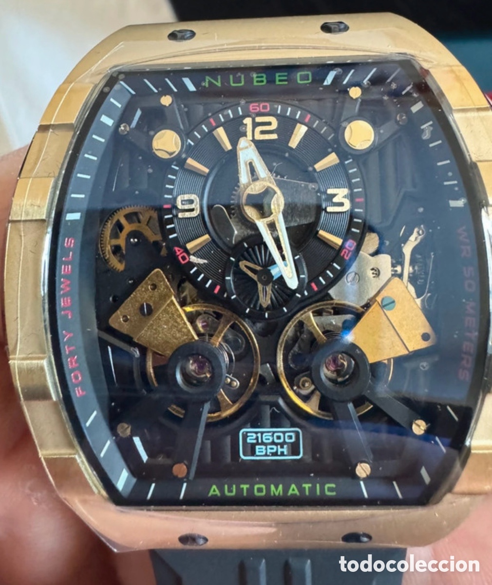 Relojes autom&aacute;ticos: Reloj Nubeo Autom&aacute;tico Magellan Double Barrel NASA Nuevo