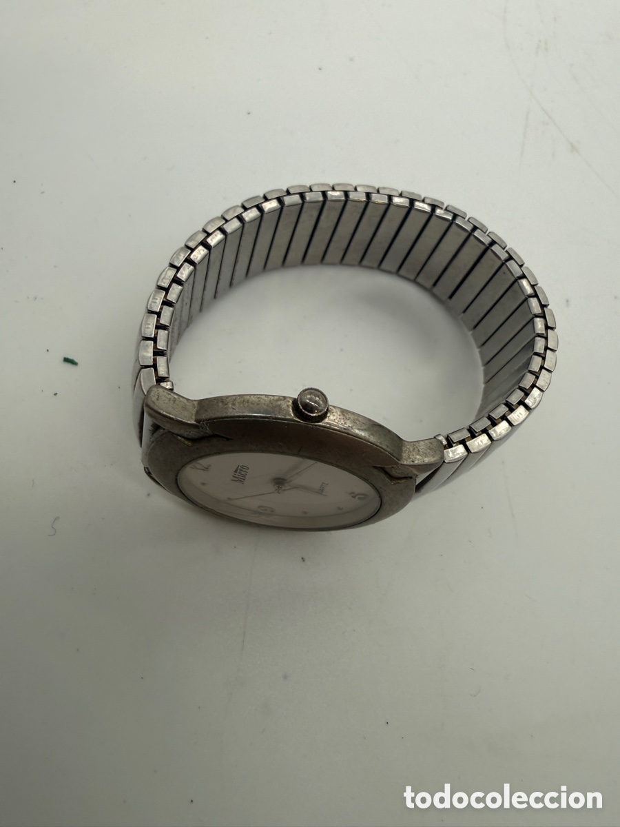 Relojes autom&aacute;ticos: Reloj vintage Micro Quartz con correa extensible - Foto 3