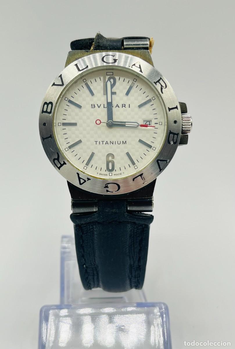 Relojes autom&aacute;ticos: BVLGARI DIAGONO TITANIUM AUTOMATICO SD38S 38MM CABALLERO ACERO TITANIO