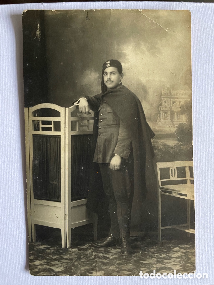 Relojes autom&aacute;ticos: Antigua fotograf&iacute;a militar
