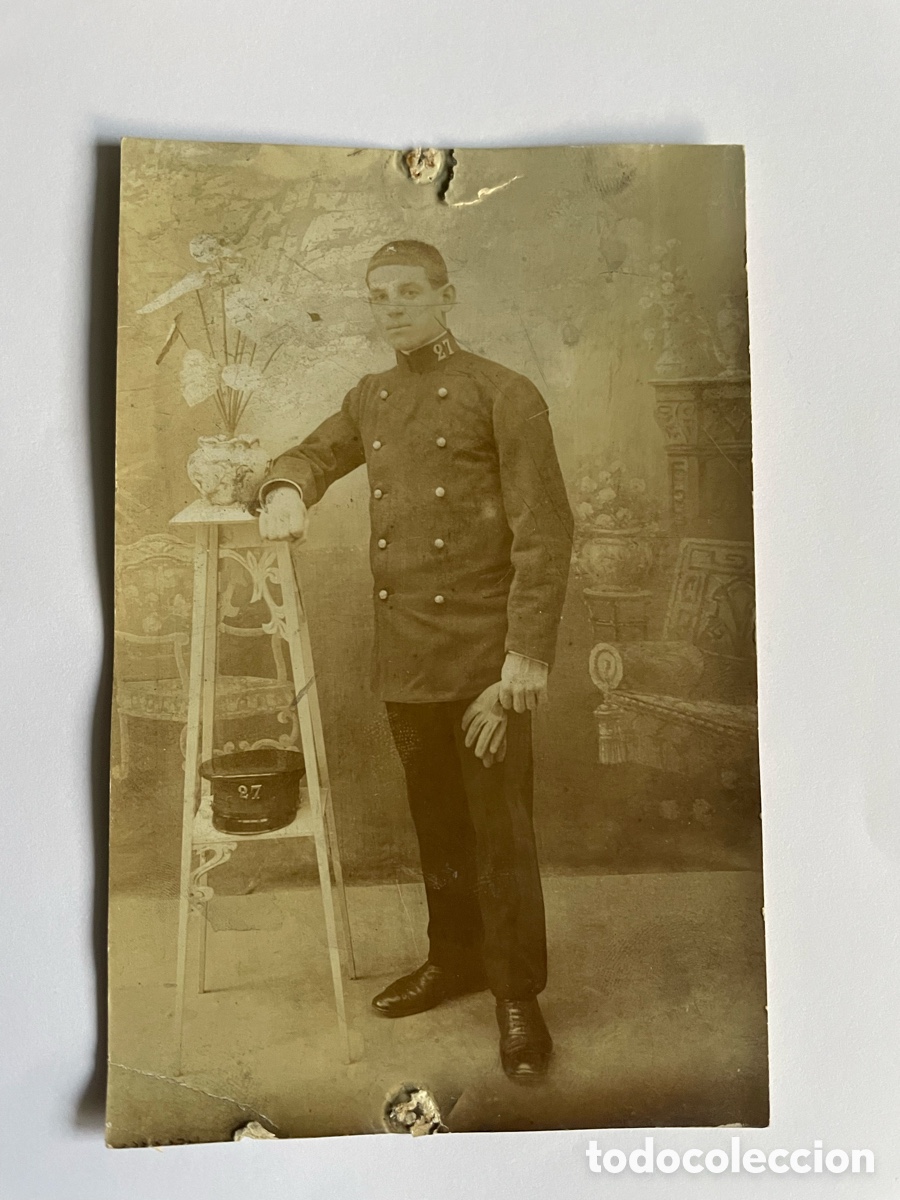 Relojes autom&aacute;ticos: Antigua fotograf&iacute;a militar