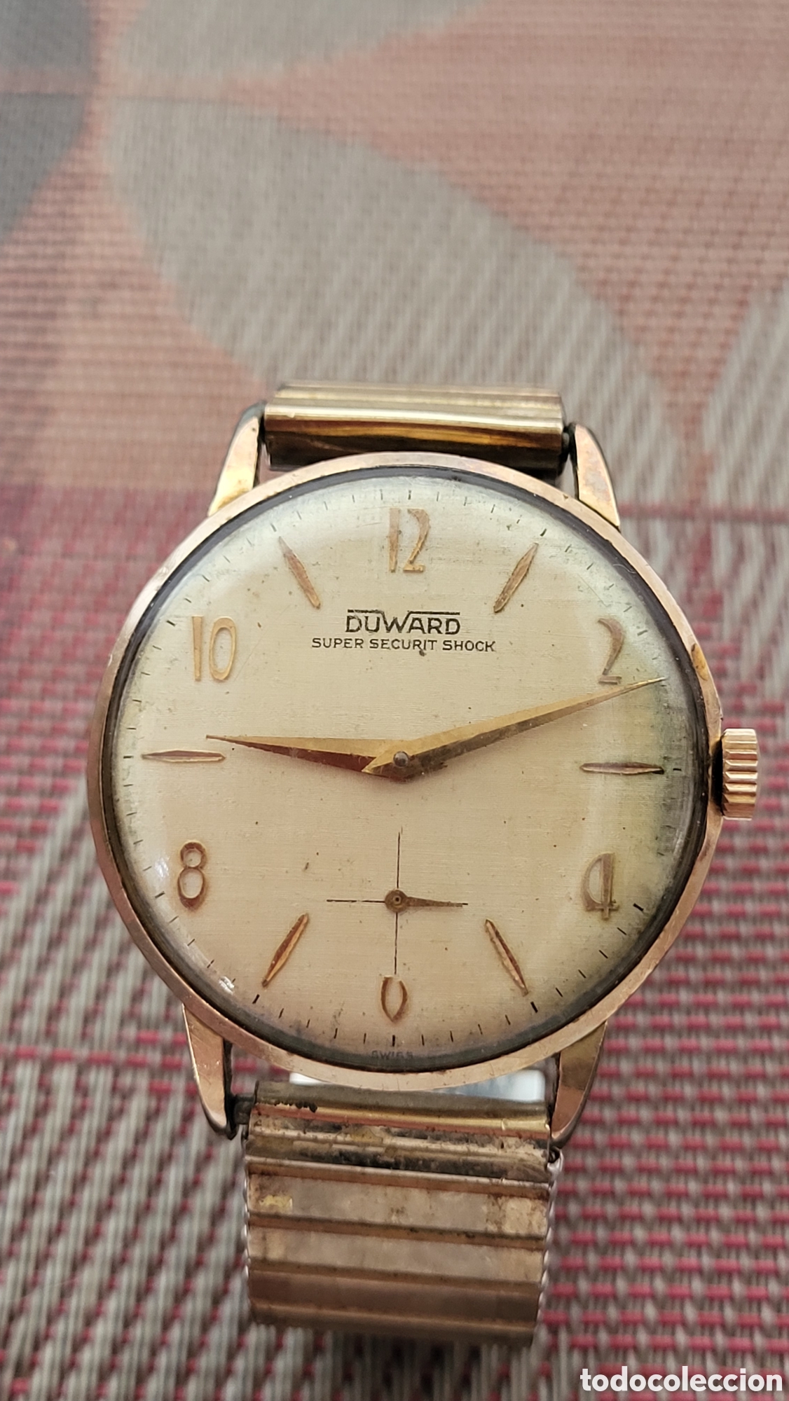 Relojes autom&aacute;ticos: Antiguo reloj carga manual.Duward - Foto 2