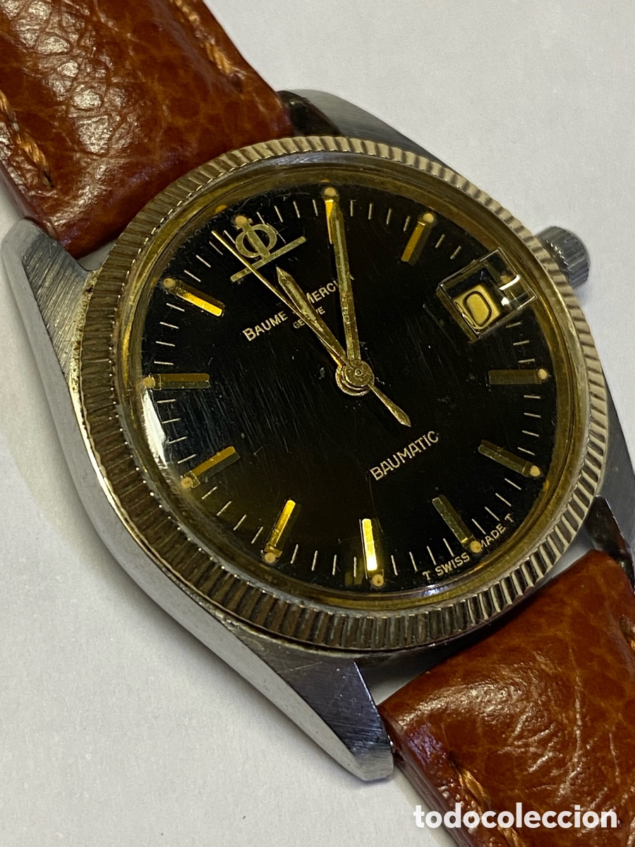Orologi automatici: Reloj Baume & Mercier autom&aacute;tico. Modelo 1157. Acero y oro. Correa de piel. Funcionando perfecto.