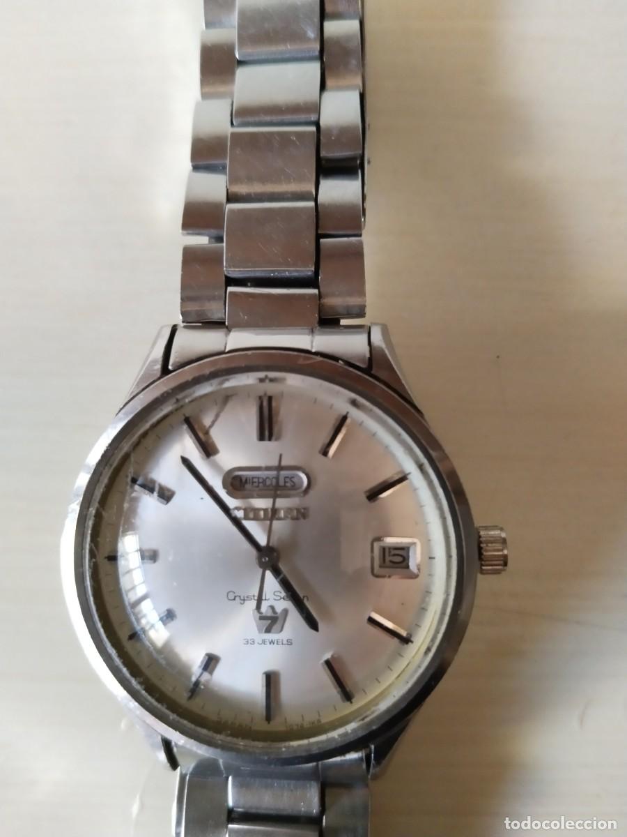 Relojes autom&aacute;ticos: Reloj autom&aacute;tico Citizen Cristal - Foto 2