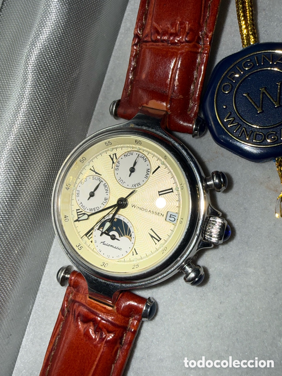 Relojes autom&aacute;ticos: Reloj autom&aacute;tico con fase lunar - Foto 5