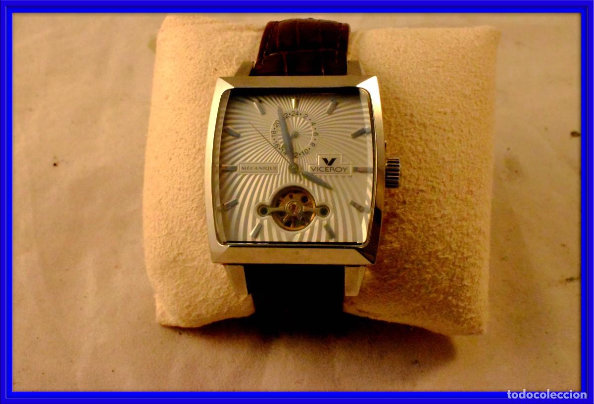 Relojes autom&aacute;ticos: Reloj Viceroy automatico de acero funcionando