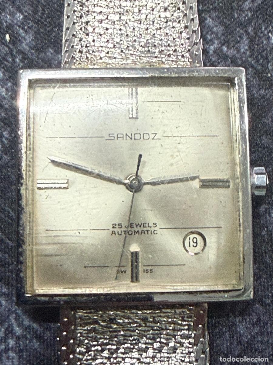 Automatic Watches: RELOJ VINTAGE SANDOZ AUTOMATIC 25 JEWELS SWISS &ndash; PIEZA CON ALMA