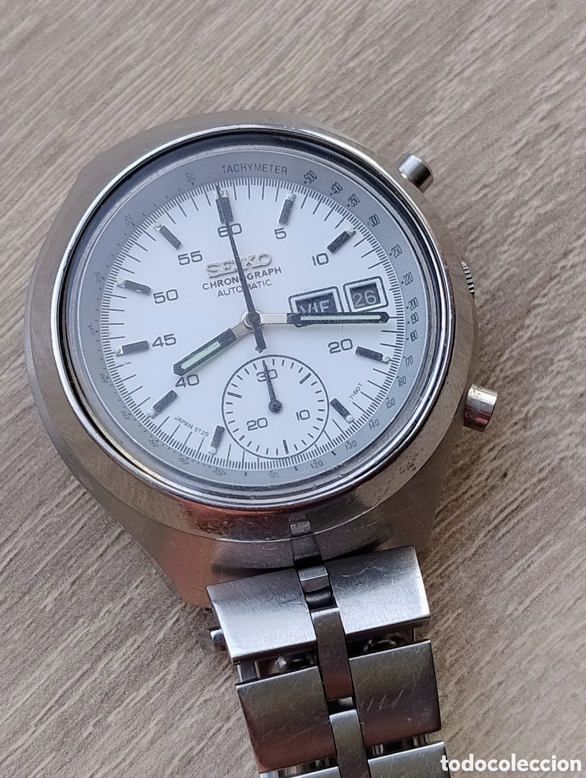 Relojes autom&aacute;ticos: Cron&oacute;grafo Seiko Helmet 6139-7101