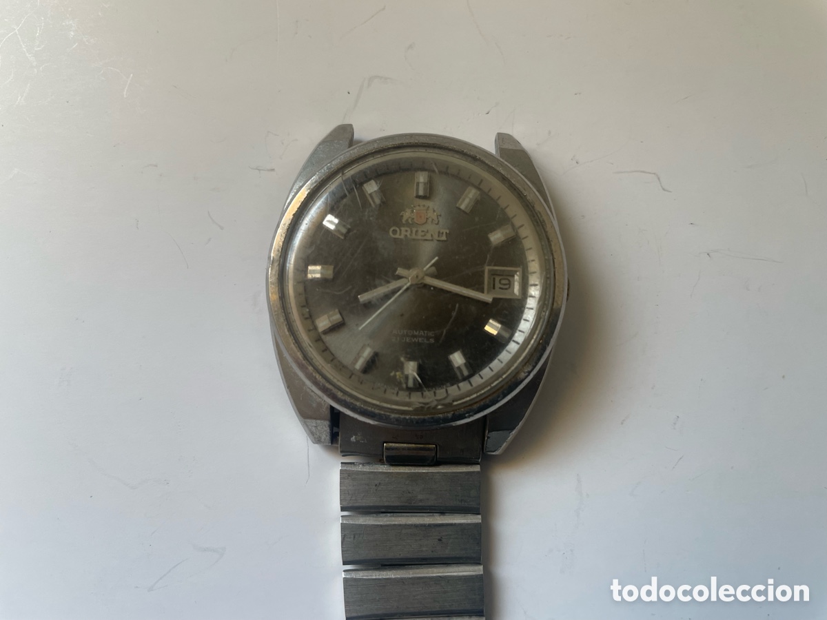 Relojes autom&aacute;ticos: Reloj Orient Autom&aacute;tico 21 Jewels Cal. 1748 Vintage A&ntilde;os 70 Sin Correa Para Reparar