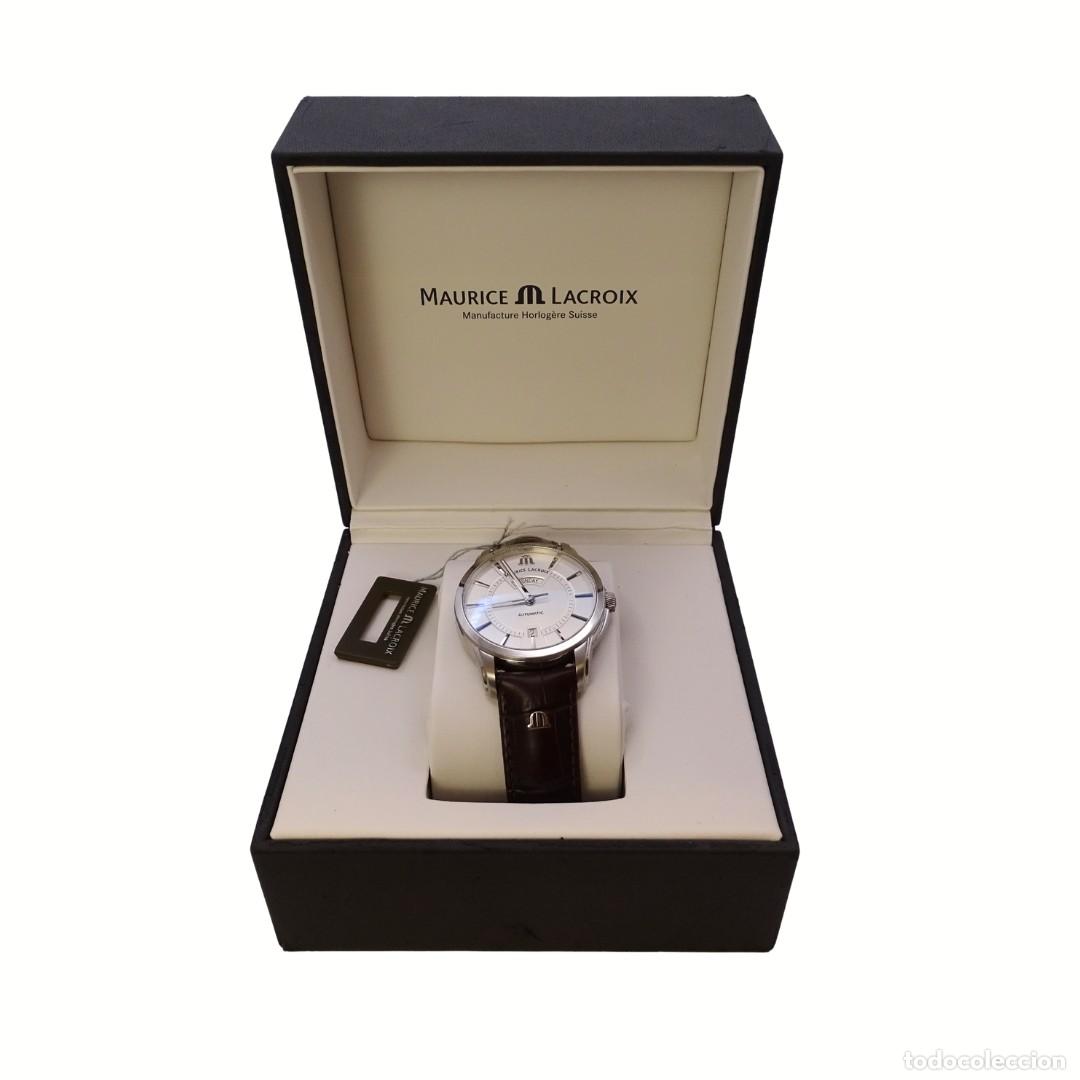 Automatik-Armbanduhren: Reloj de pulsera, Pontos Day Date PT6358, Maurice Lacroix, 2010&rsquo;s - Suiza
