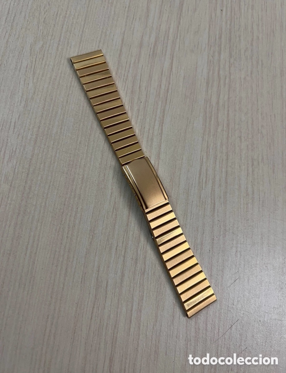 Automatik-Armbanduhren: ✅ Pulsera Armis para reloj 18mm BRACELET stenless steel Chapado En Oro A Estren