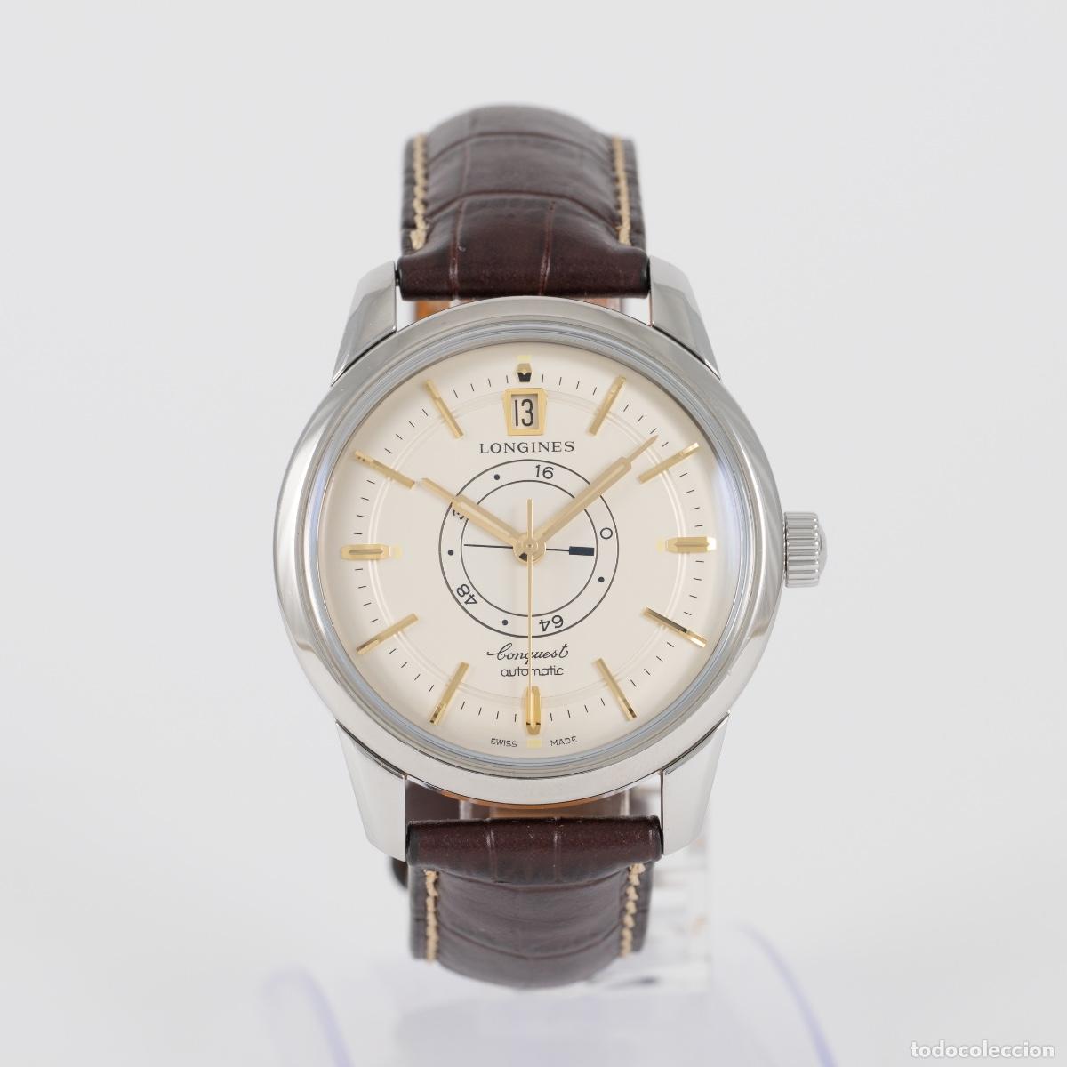 Relojes autom&aacute;ticos: Longines Conquest Heritage Central Power Reserve Ref: L16484782 L1.648.4.78.2